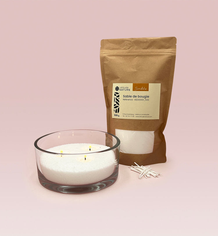Créez vos Bougies Parfaites avec le Sable de Bougie