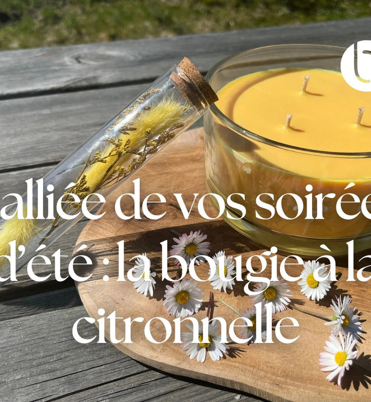 L’alliée de vos soirées d’été : la bougie à la citronnelle