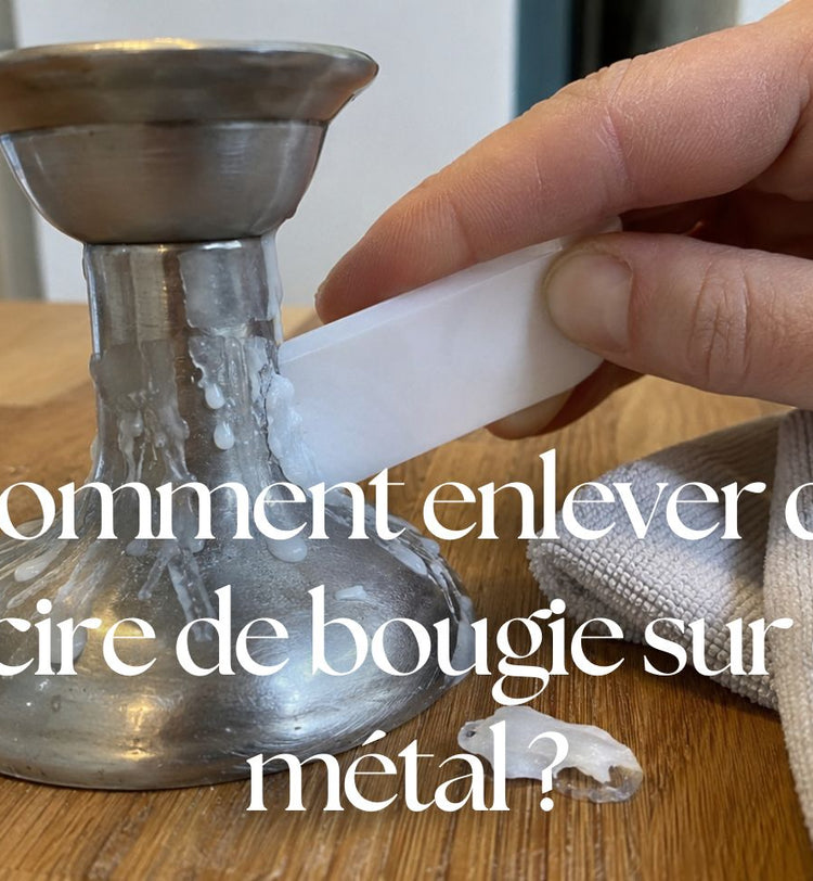Comment enlever de la cire de bougie sur du métal sans l’abîmer ?