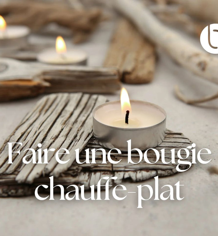 Comment faire une bougie chauffe-plat ?