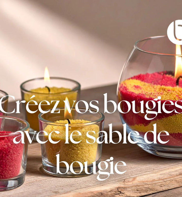 Créez vos Bougies Parfaites avec le Sable de Bougie