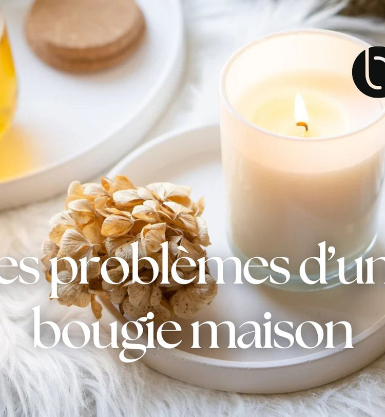 Les problèmes courants d’une bougie maison
