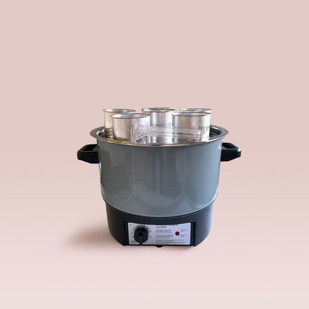 LATRAT Pot à bougie en métal pour faire fondre la cire, 1,2 l, bougie  parfumée, pot de cire pour fabrication de bougies et fabrication de savon :  : Cuisine et Maison